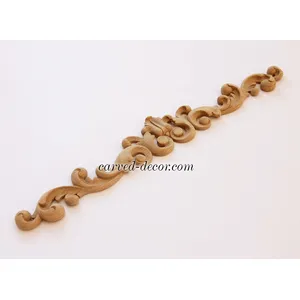 medium horizontal scroll wood carving applique renaissance style