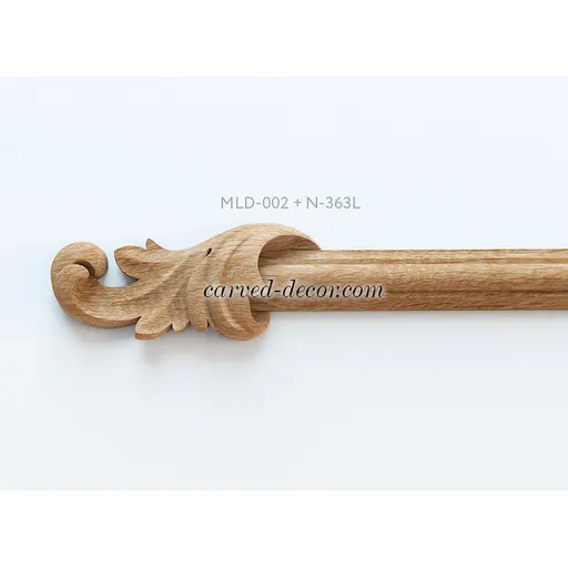 Architectural panel molding solid wood - 2