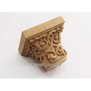 Wooden capitals with openwork ornament Byzantine style