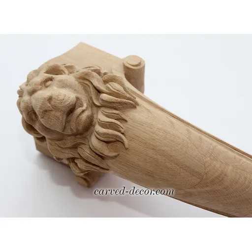 MN-045 Unfinished lion table legs. upper part