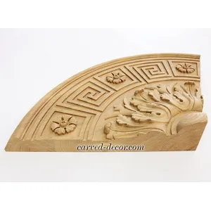 extra large round decorative floral oak medallion classical style