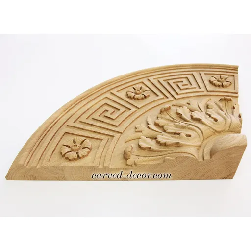 extra large round decorative floral oak medallion classical style