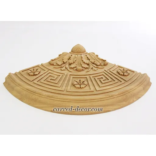 extra large round decorative floral oak medallion classical style