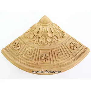 extra large round decorative floral oak medallion classical style