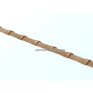 rustic reed and ribbon moulding Left side for interiors