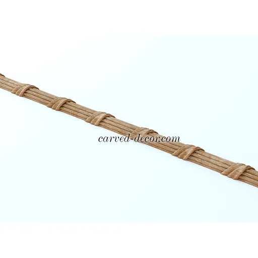rustic reed and ribbon moulding Left side for interiors