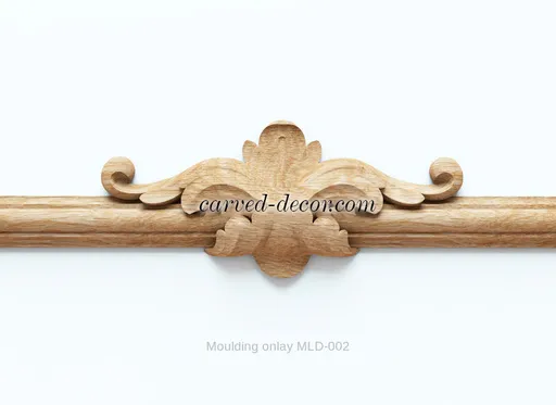 Vintage wooden onlay - 2
