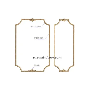 MLD-004U architectural corner moulding from oak