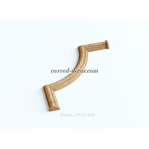 MLD-004U architectural corner moulding from wood