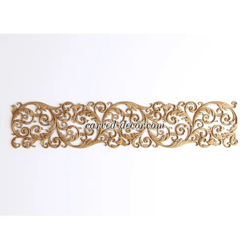 N-355L corner decorative scroll wood carving applique victorian style