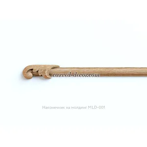 N-438L oak acanthus applique for moulding, Left