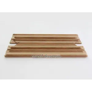 classical horizontal ribbon wood applique - 1