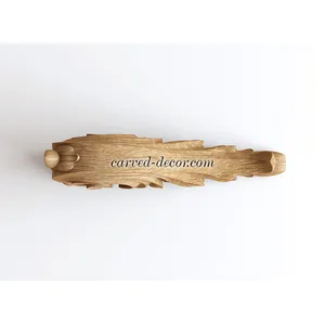 KR-004 wooden narrow decorative scroll leaf corbel baroque style
