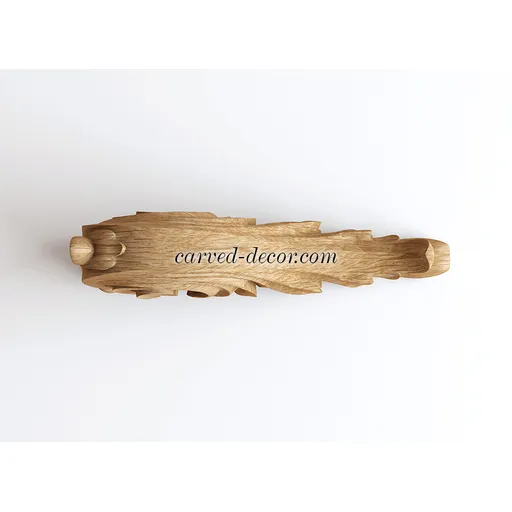 KR-004 wooden narrow decorative scroll leaf corbel baroque style