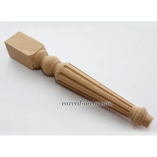 MN-030 Traditional fluted wooden furntiure legs- 1