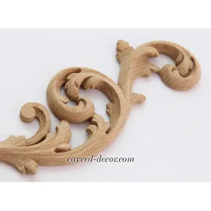 wood scroll carving applique renaissance style