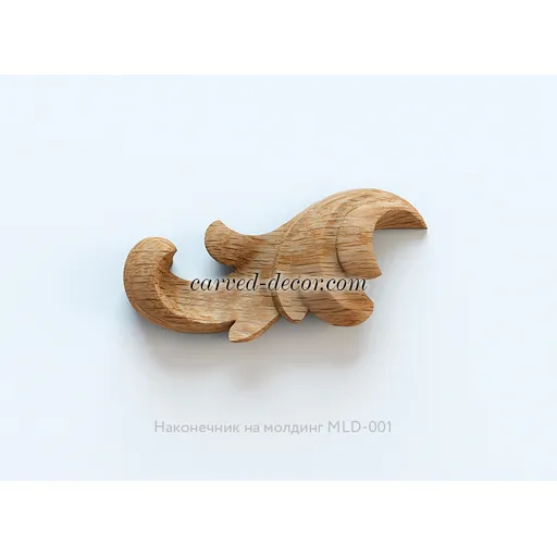 Antique-style beech acanthus onlay - 2