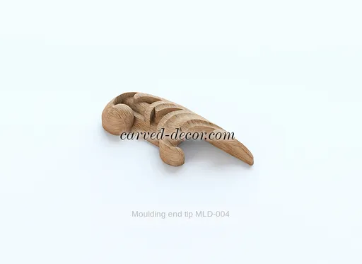 wood Antique miniature onlay for moulding