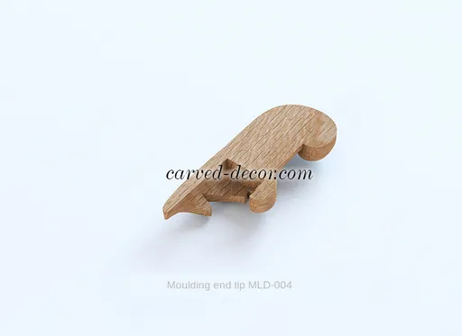Antique miniature onlay for moulding oak