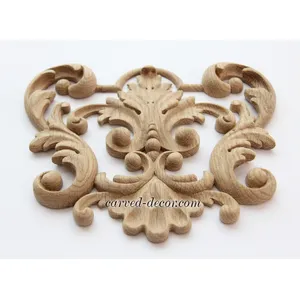 decorative floral acanthus scrolls applique 