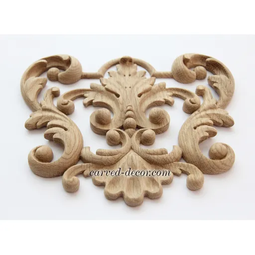 decorative floral acanthus scrolls applique 