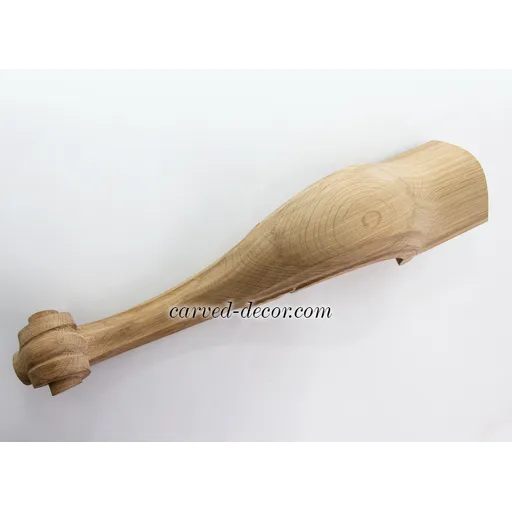 Elegant carved Queen Anne table legs Antique from beech