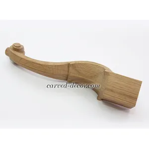 Carved Queen Anne table legs Antique from oak