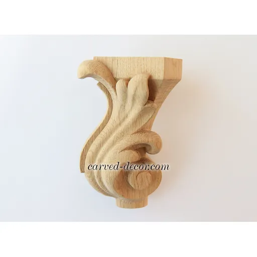 Vintage wooden furniture part from oak - 1
