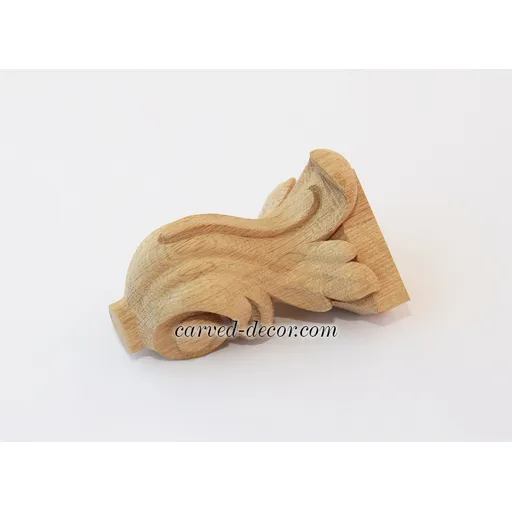 Antique style carved furniture leg from wood - 2