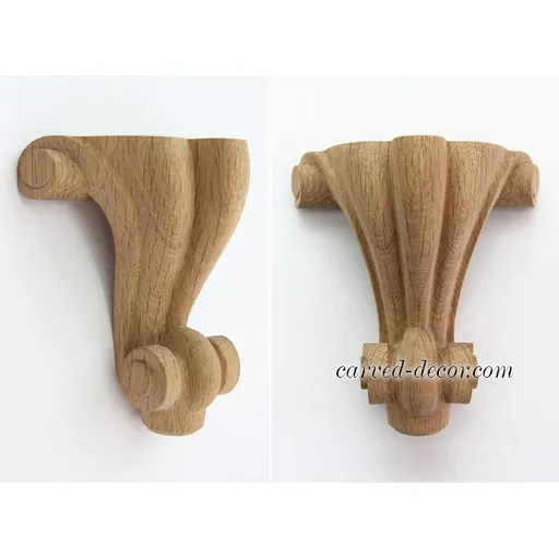 MN-017 Chippendale furniture feet reversed scroll