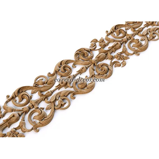 Wood moulding floral Baroque style
