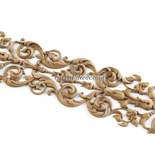 Baroque openwork trim moulding floral