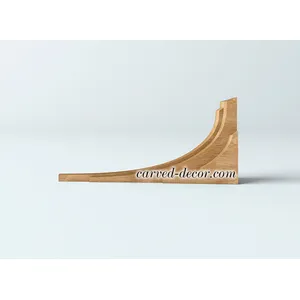 KR-067 wooden narrow architectural bracket mission style
