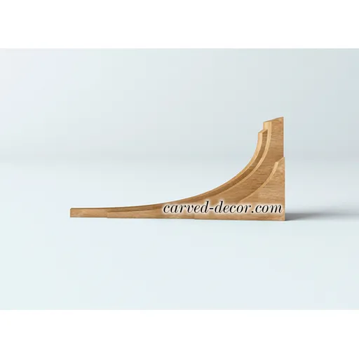 KR-067 wooden narrow architectural bracket mission style