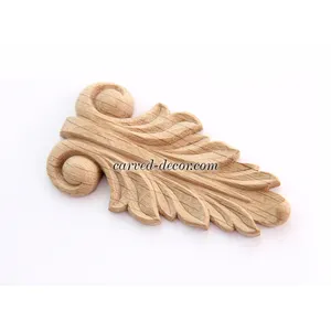 N-087 vertical decorative scroll beech drop onlay