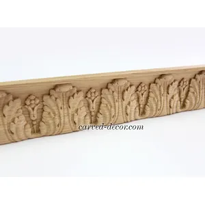K-012 Carved mouldings with acanthus leaf and flowers