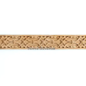carved ornamental wood moulding art nouveau style