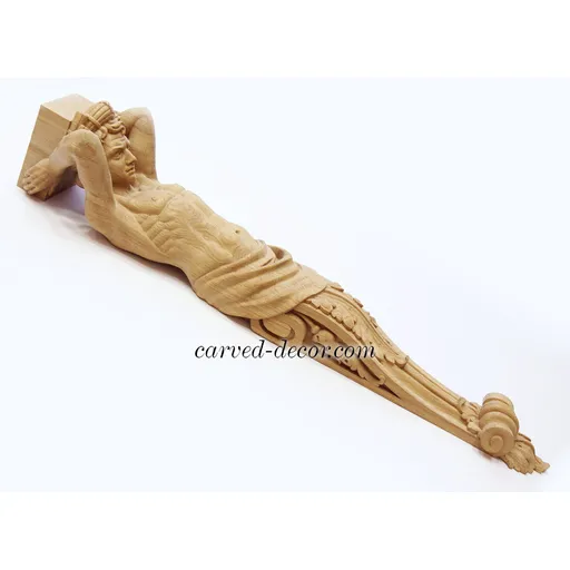 antique-style corbel from oak - 1