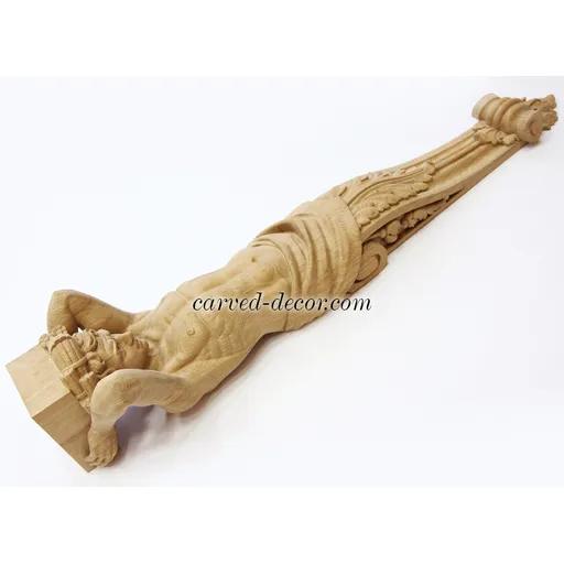 antique-style corbel solid wood