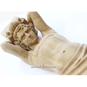 wooden extra large artistic atlas statue 