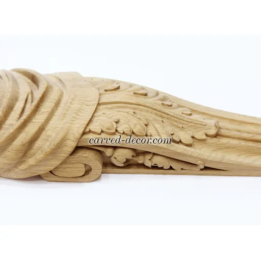 wooden extra large artistic atlas statue corbel - 3