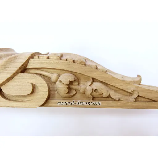 oak extra large artistic atlas statue corbel - 2