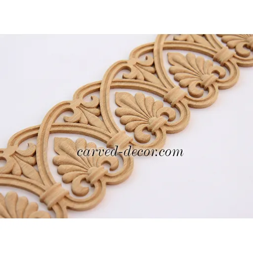 Carved moulding palmette classic style