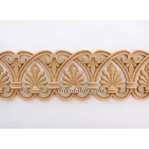 Carved moulding palmette classic