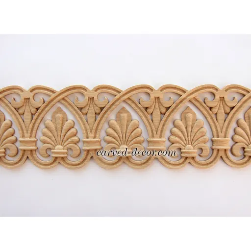 Carved moulding palmette classic