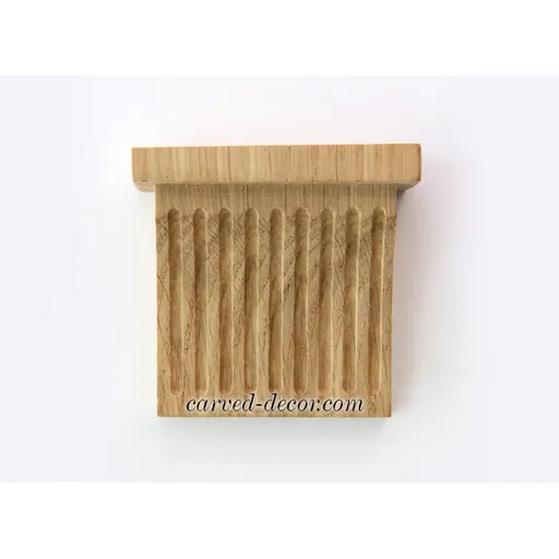 wooden widearchitectural corbel mission style