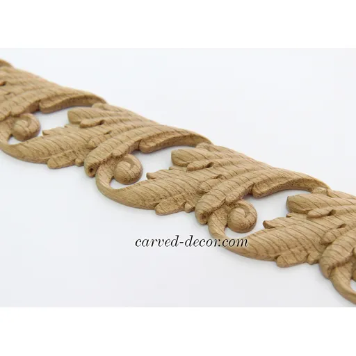 Pierced braid moulding