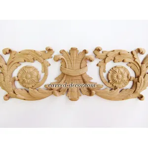 beech large horizontal ornamental leaf wood swag classical style