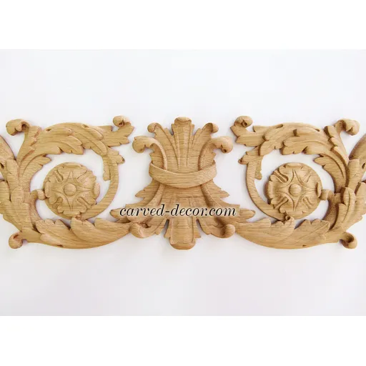 beech large horizontal ornamental leaf wood swag classical style