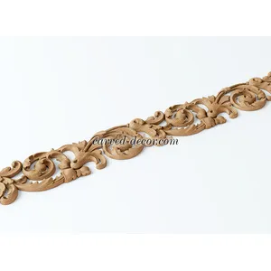 Pierced acanthus scroll moulding beech